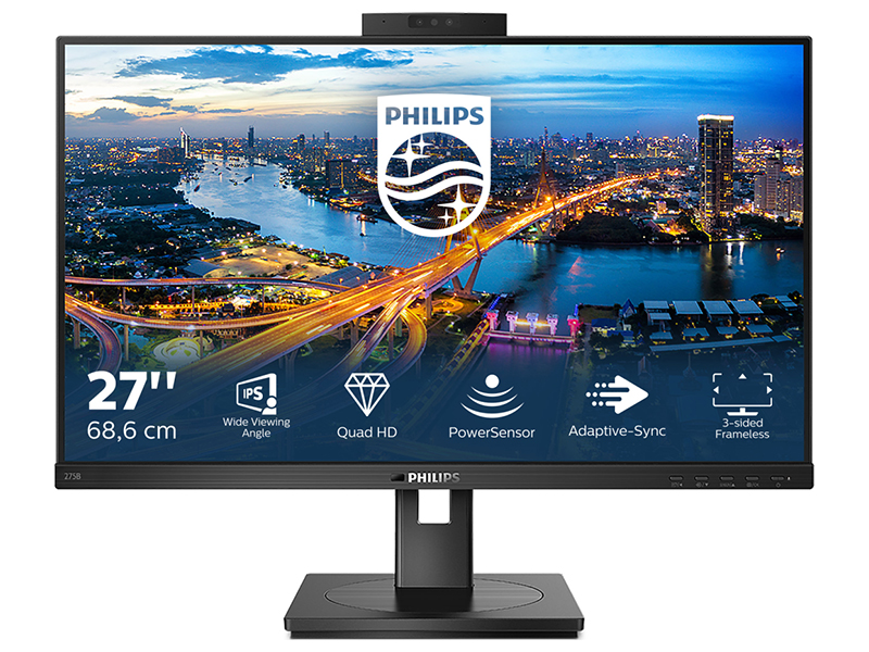 LED monitor Philips 275B1H B-line webcam