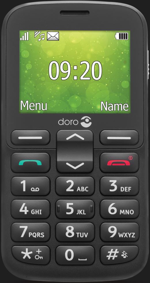 Mobilni telefon DORO 1380, črna