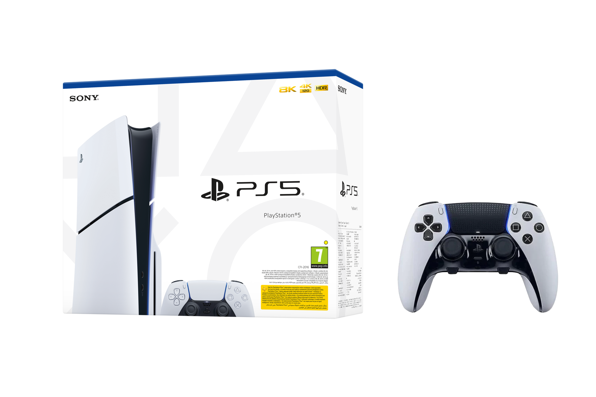 Igralna konzola PlayStation 5 Slim + dodaten kontroler (EDGE)