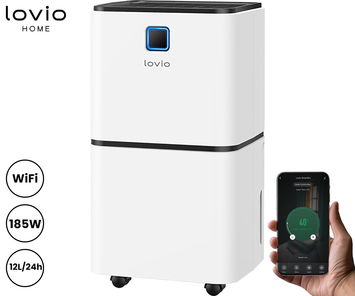 Razvlažilec zraka, MANTA LOVIO LVDE25Y1 SmartDry Pro,395W, 25L/24ur, 4L rezervoar
