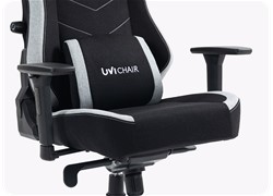 Gamerski stol  UVI: Chair Alpha, siva