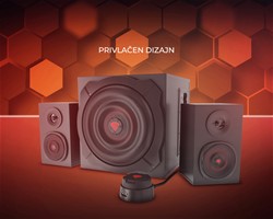 Zvočniki Genesis HELIUM 610BT, Stereo 2.1, Bluetooth, 60W