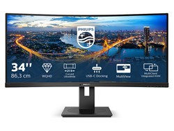 Ukrivljeni LED monitor Philips 346B1C B-line USB-C