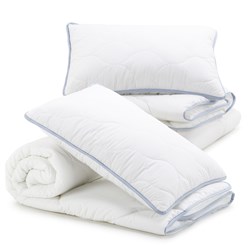 4-delni set 2 vzglavnikov (50x70) in 2 odej (140x200) Vitapur Purity 95 