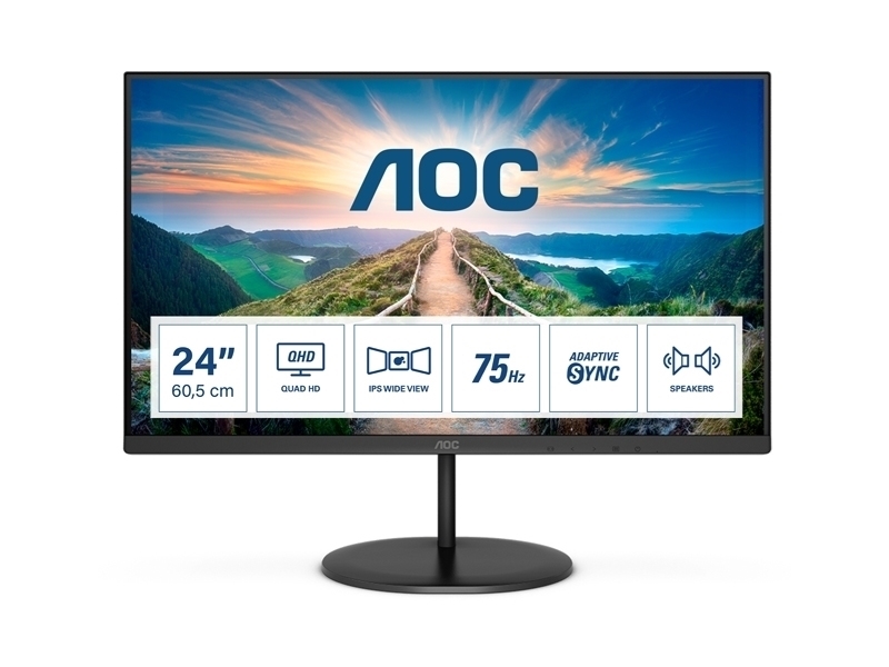 LED monitor AOC Q24V4EA Value-line