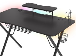 Gaming miza GENESIS HOLM 300 RGB,  črna