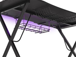 Gaming miza GENESIS HOLM 300 RGB,  črna