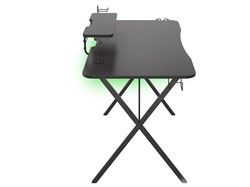 Gaming miza GENESIS HOLM 300 RGB,  črna