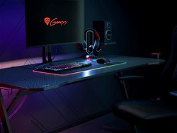 Gaming miza GENESIS HOLM 510 RGB,  črna
