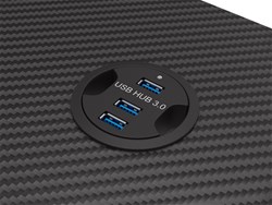 Gaming miza GENESIS HOLM 510 RGB,  črna