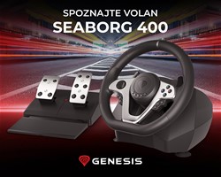 Igralni volan GENESIS Seaborg 400 