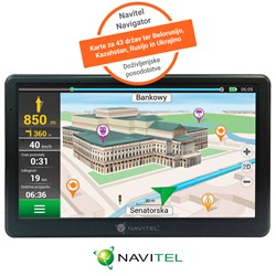 GPS navigacija NAVITEL E700 , 7'' touch, MicroSD, + karte celotne Evrope