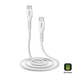 Kabel SBS Lightning Type-C, 1M, bela