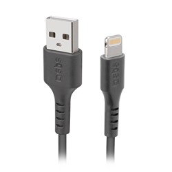 Kabel SBS Lightning USB 2.0 1M, črna