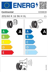 Letne pnevmatike Continental 205/60R16 96H XL PremiumContact 6