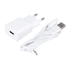 Adapter + kabel hitri Lihgtning 2.1A WHITE