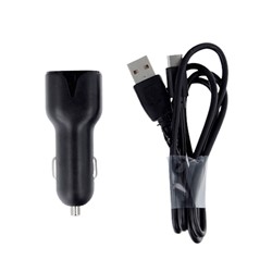 Avtopolnilec 2x USB 2,4A + kabel Type-C Fast charge