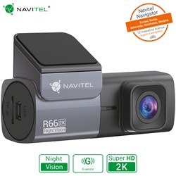 Avto kamera DVR NAVITEL R66 2K, 360° vrtljiva, microSD do 128GB, G-senzor, črna