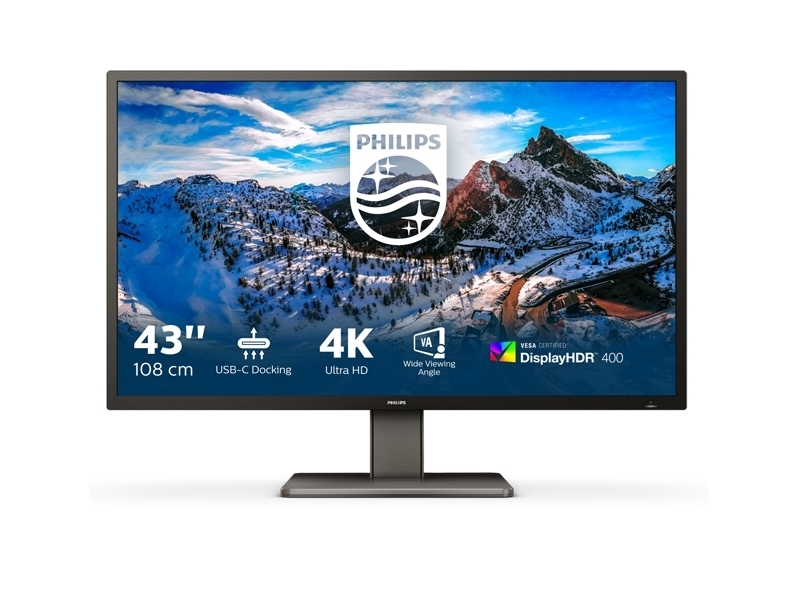 LED monitor Philips 439P1 s priključno postajo USB-C