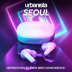URBANISTA SEOUL brezžične slušalke, BT 5.2, TWS, do 32 ur, bele