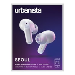 URBANISTA SEOUL brezžične slušalke, BT 5.2, TWS, do 32 ur, bele