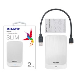 Zunanji disk ADATA HV320 2TB, Bela