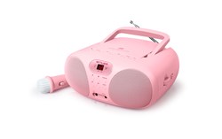 Prenosni radio MUSE, CD MD-203 KP, roza