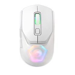 Brezžična gaming miška MARVO FIT PRO G1W , bela
