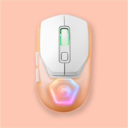 Brezžična gaming miška MARVO FIT PRO G1W , bela