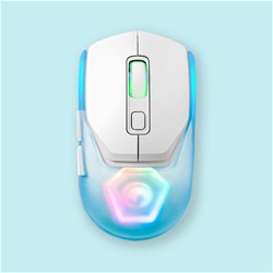 Brezžična gaming miška MARVO FIT PRO G1W , bela