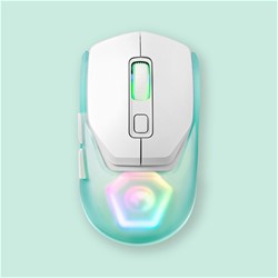 Brezžična gaming miška MARVO FIT PRO G1W , bela