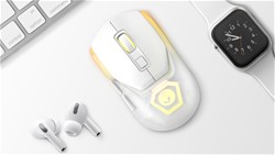 Brezžična gaming miška MARVO FIT PRO G1W , bela
