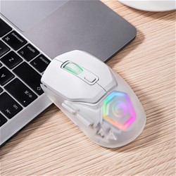 Brezžična gaming miška MARVO FIT PRO G1W , bela