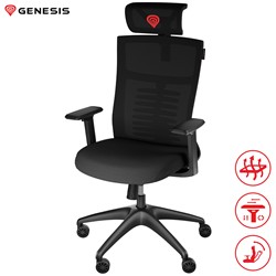Gaming/pisarniški stol GENESIS ASTAT 200  PureFlow™,  CareGlide™, črn