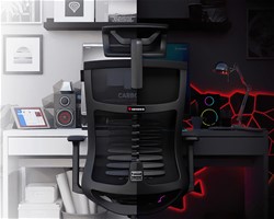 Gaming/pisarniški stol GENESIS ASTAT 200  PureFlow™,  CareGlide™, črn