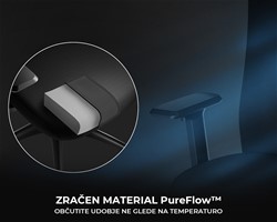 Gaming/pisarniški stol GENESIS ASTAT 200  PureFlow™,  CareGlide™, črn