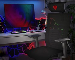 Gaming/pisarniški stol GENESIS ASTAT 700, PureFlowPLUS™, ExoBase™, črn