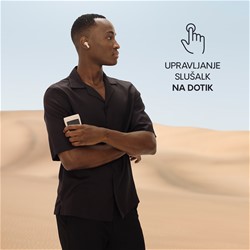 Brezžične SOLARNE slušalke URBANISTA PHOENIX, solarno polnjenje, rose gold