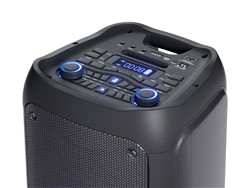 Prenosni KARAOKE zvočnik MANTA SPK5450 PHANTOM, polnilna baterija, X-Bass, črna
