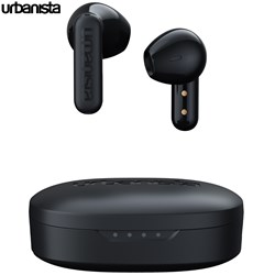 Brezžične slušalke URBANISTA COPENHAGEN, IPX4 vodoodpornost, USB Type-C, črna