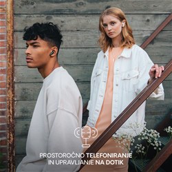 Brezžične slušalke URBANISTA COPENHAGEN, IPX4 vodoodpornost, USB Type-C, črna