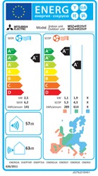 Klimatska naprava Mitsubishi Electric MSZ-HR25VFK / MUZ-HR25VF z montažo