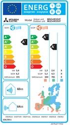 Klimatska naprava Mitsubishi Electric MSZ-HR35VFK / MUZ-HR35VF z montažo