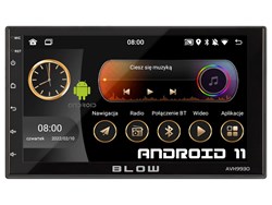 Avtoradio BLOW AVH9930, Android 11,7-palčen zaslon na dotik, 2 DIN, 2GB RAM,črna