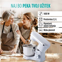 Kuhinjski robot Rosmarino Infinity PRO, bela