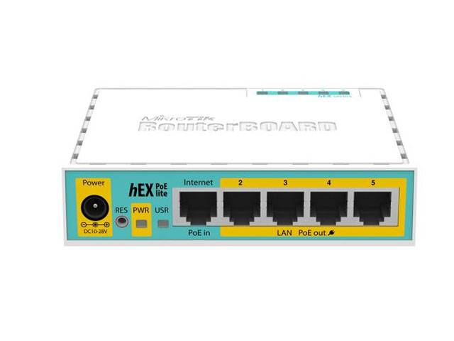 Usmerjevalnik MikroTik RB750UPr2 hEX PoE lite