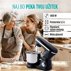 Kuhinjski robot Rosmarino Infinity PRO, črna