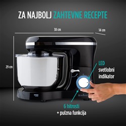 Kuhinjski robot Rosmarino Infinity PRO, črna