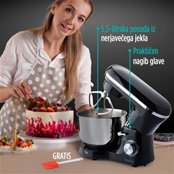 Kuhinjski robot Rosmarino Infinity PRO, črna