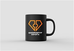 Skodelica Diamant Esport, črna
